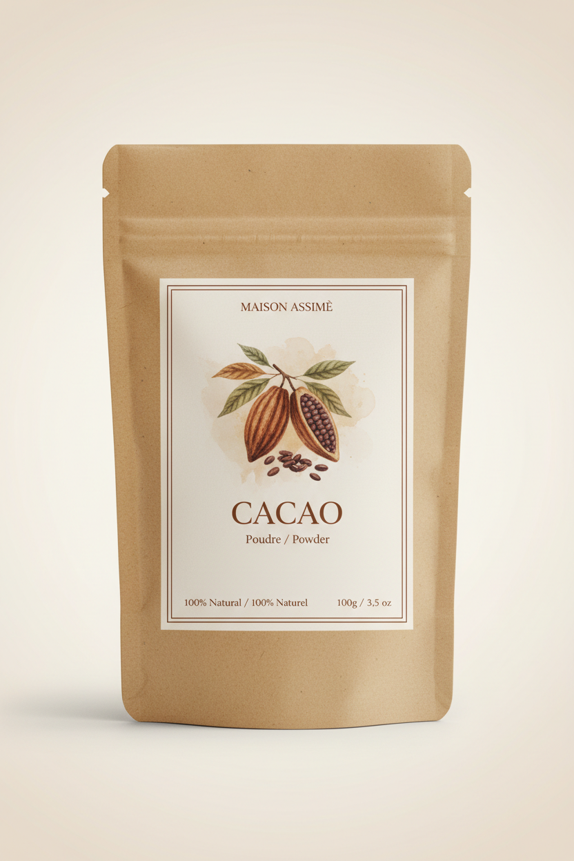 Étiquette Cacao Powder