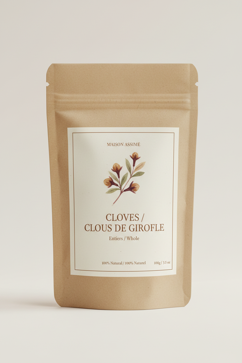 Étiquette Cloves / Clous de Girofle