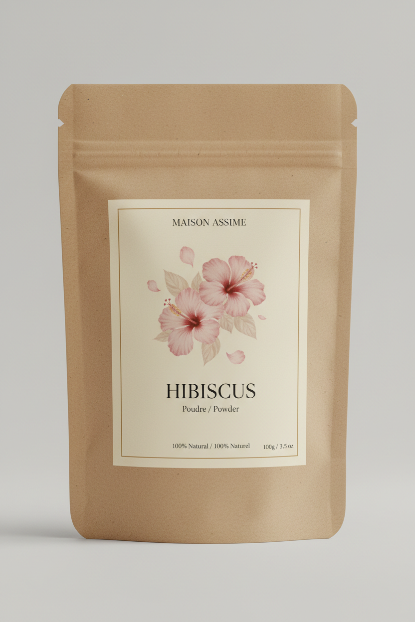 Étiquette Hibiscus Powder